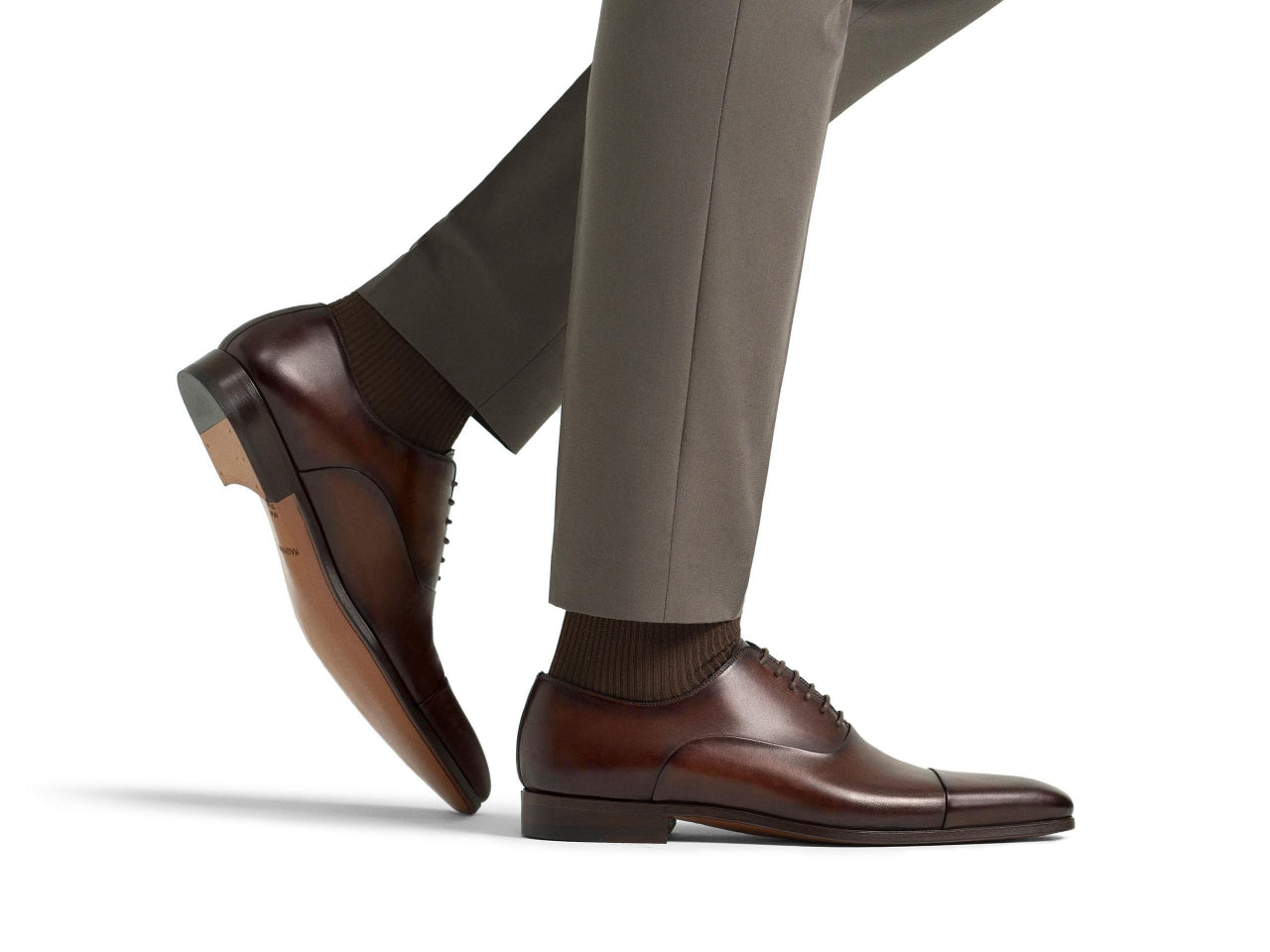 Brown Cap-Toe Oxford